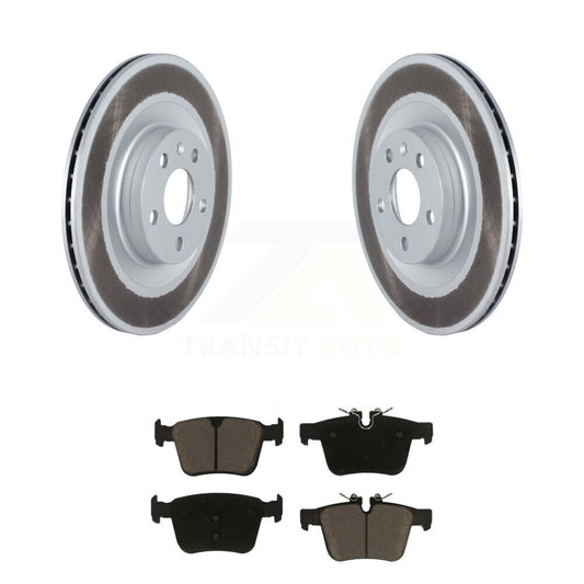 Coat Brake Rotors Ceramic Pad Rear Kit For Volvo XC60 XC90 S60 V90 Cross Country