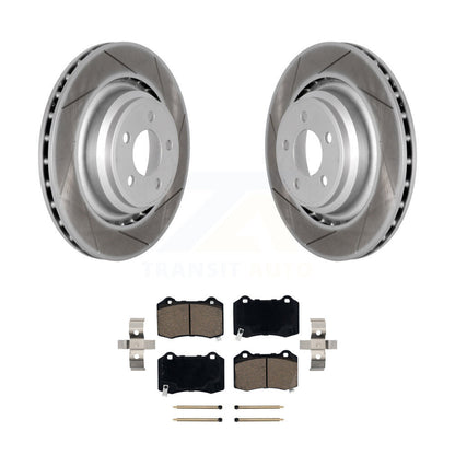 Coat Brake Rotors Ceramic Pad Rear Kit For Dodge Charger Chrysler 300 Challenger