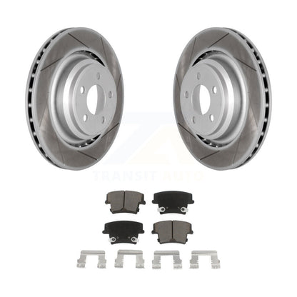 Coat Brake Rotors Ceramic Pad Rear Kit For Dodge Charger R T Scat Pack with 6.4L