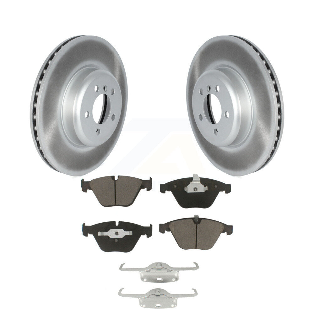Coat Disc Brake Rotors Ceramic Pad Front Kit For 2012 BMW 335i Convertible/Coupe