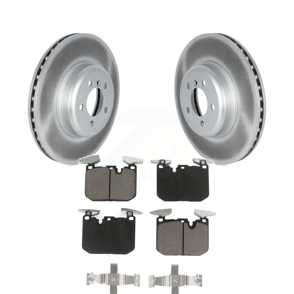 Coat Brake Rotor Ceramic Pad Front Kit For BMW 335i xDrive 340i 435i 440i Gran 3