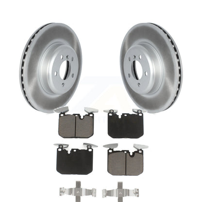 Coat Brake Rotor Ceramic Pad Front Kit For BMW 335i xDrive 340i 435i 440i Gran 3