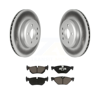 Coated Disc Brake Rotors And Ceramic Pads Rear Kit For 2013 BMW 328i xDrive 3.0L