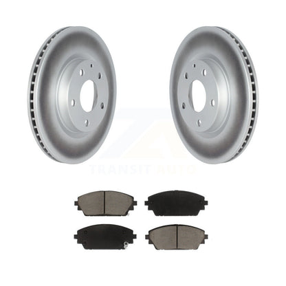 Coated Disc Brake Rotors And Ceramic Pads Front Kit For Mazda 3 Sport AWD