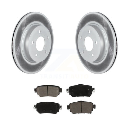Coated Disc Brake Rotor Ceramic Pad Rear Kit For Nissan Rogue Sport Qashqai LEAF