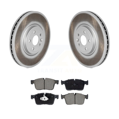 Coat Brake Rotors Ceramic Pad Front Kit For Jaguar F-Pace Land Rover Range Velar