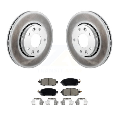 Coated Disc Brake Rotors And Ceramic Pads Front Kit For Nissan Kicks Sentra