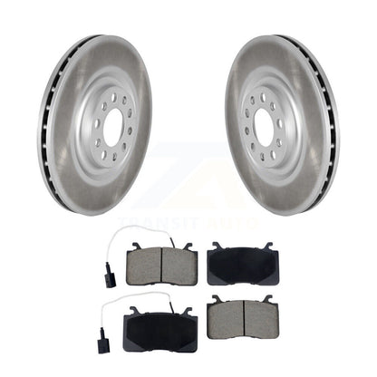 Coated Disc Brake Rotors And Ceramic Pad Front Kit For Alfa Romeo Stelvio Giulia