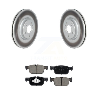 Coat Brake Rotors Ceramic Pad Front Kit For Volvo XC60 S60 V90 Cross Country V60
