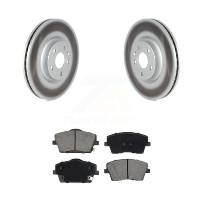 Coated Disc Brake Rotors And Ceramic Pads Front Kit For Volvo XC40