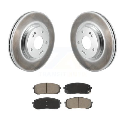 Coat Brake Rotor Ceramic Pad Front Kit For Hyundai Elantra Sonata Kia Niro EV K5