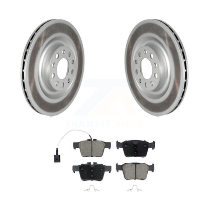 Coated Disc Brake Rotors And Ceramic Pads Rear Kit For Alfa Romeo Stelvio Giulia