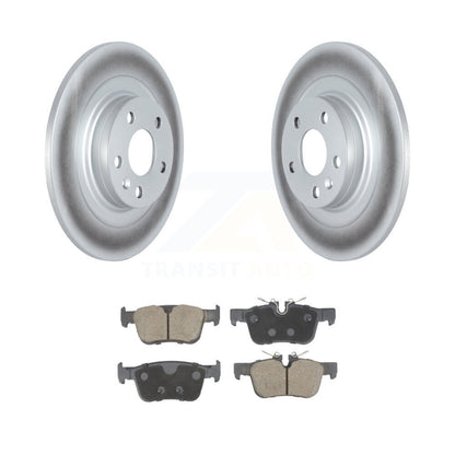 Coated Brake Rotor Ceramic Pad Rear Kit For Volvo XC60 V60 V90 Cross Country S90