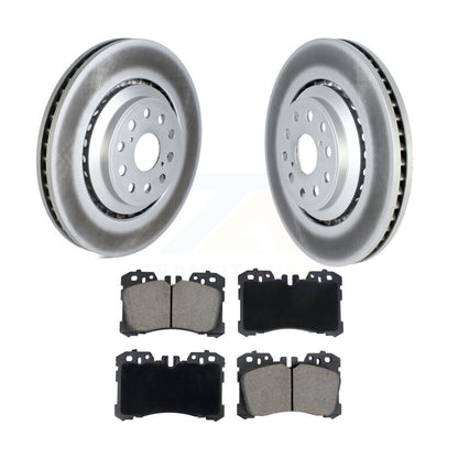 Coat Disc Brake Rotors Ceramic Pad Front Kit For Lexus LS460 LS500 LS600h LS500h