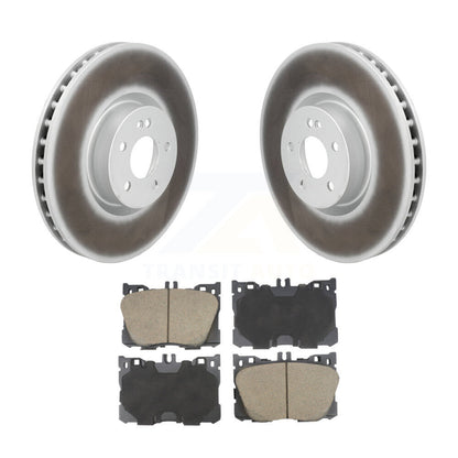 Coat Brake Rotor Ceramic Pad Front Kit For Mercedes-Benz C43 AMG GLC43 E450 E400