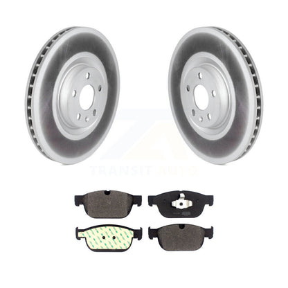 Coated Brake Rotors Semi-Metallic Pad Front Kit For Volvo XC60 XC90 XC40 S60 C40