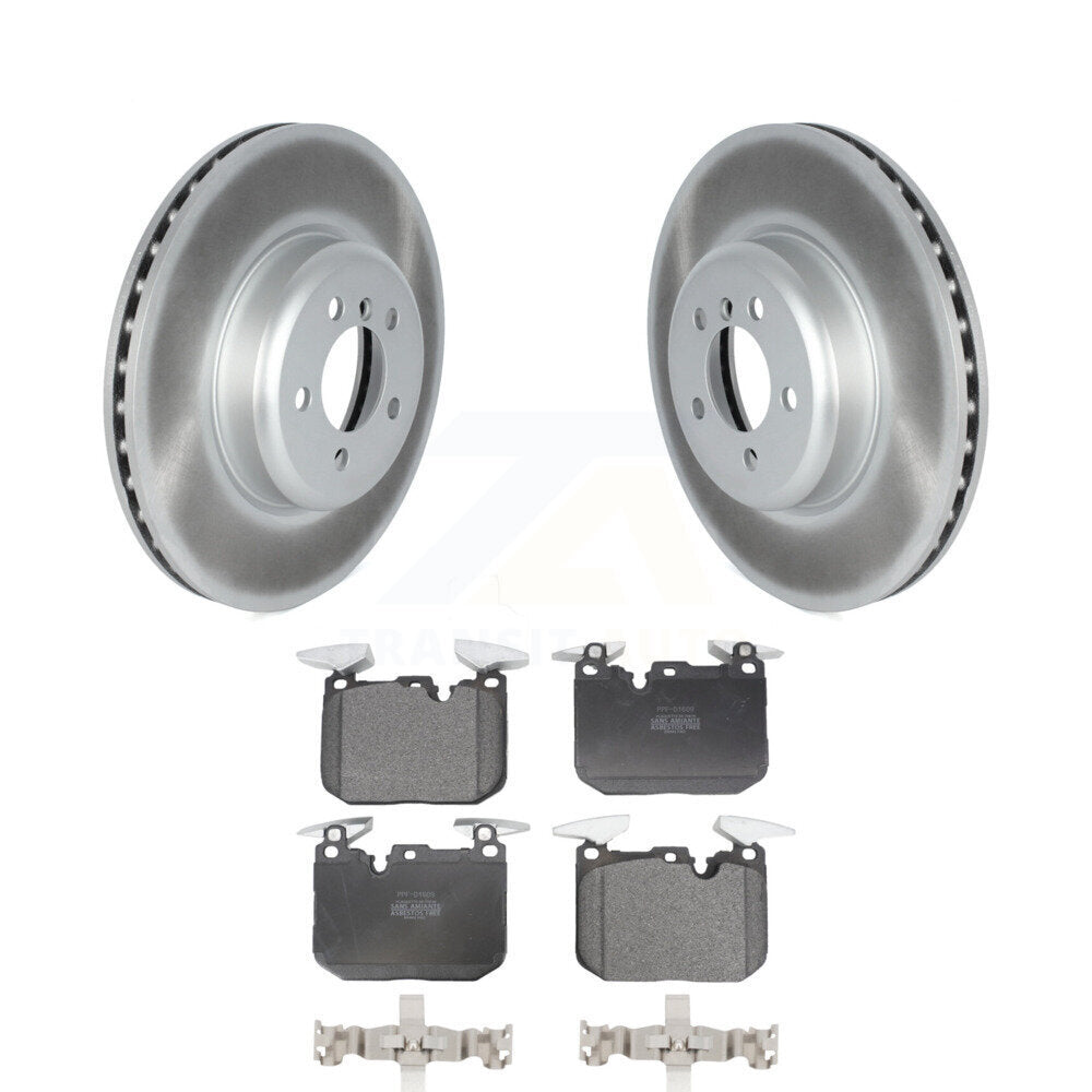 Coat Brake Rotors Semi-Metallic Pad Front Kit For BMW 335i xDrive 340i 435i 440i
