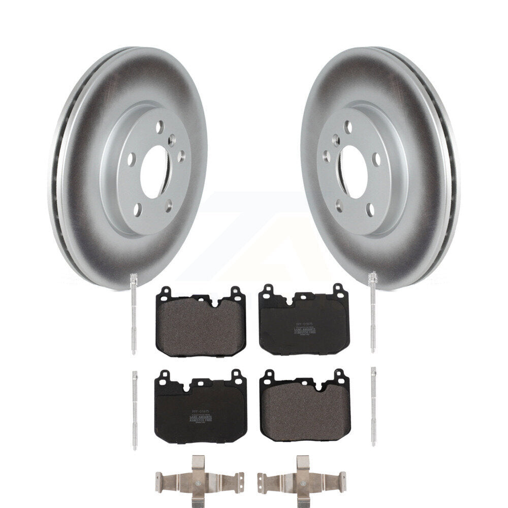 Coat Brake Rotor Semi-Metallic Pad Front Kit For 2017-2020 Mini Cooper Clubman S