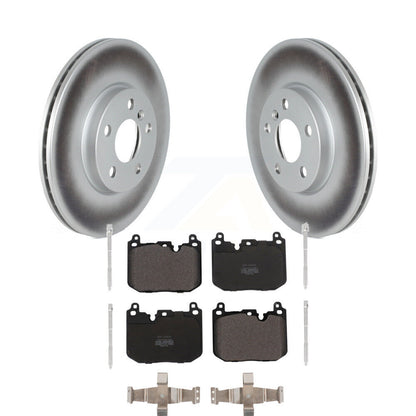 Coat Brake Rotor Semi-Metallic Pad Front Kit For 2017-2020 Mini Cooper Clubman S