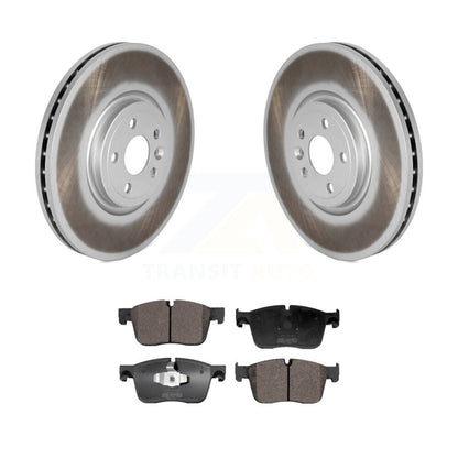 Coat Brake Rotors Semi-Metallic Pad Front Kit For Jaguar F-Pace Land Rover Range