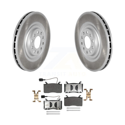 Coat Disc Brake Rotors Semi-Metallic Pad Front Kit For Alfa Romeo Stelvio Giulia