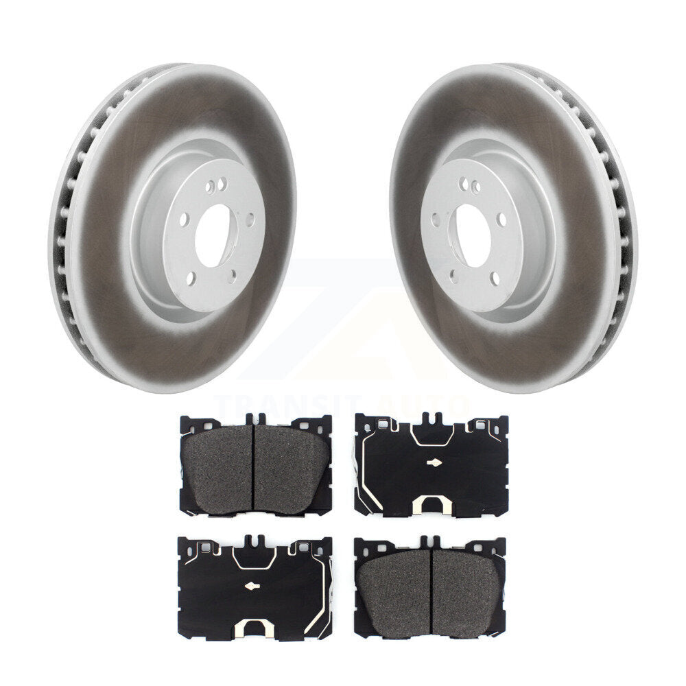 Coat Brake Rotor Semi-Metallic Pad Front Kit For Mercedes-Benz C43 AMG GLC43 E53