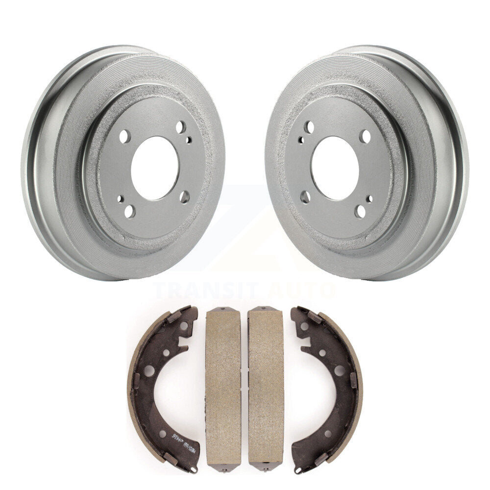 Coated Brake Drum Shoes Rear Kit For Honda Fit Civic Acura EL Accord