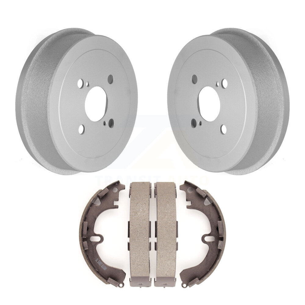 Coated Brake Drum Shoes Rear Kit For Toyota Corolla Prizm Chevrolet Geo