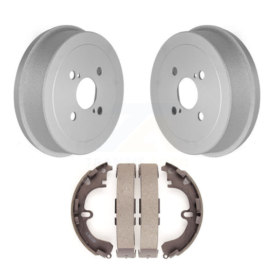 Coated Brake Drum Shoes Rear Kit For Toyota Corolla Prizm Chevrolet Geo