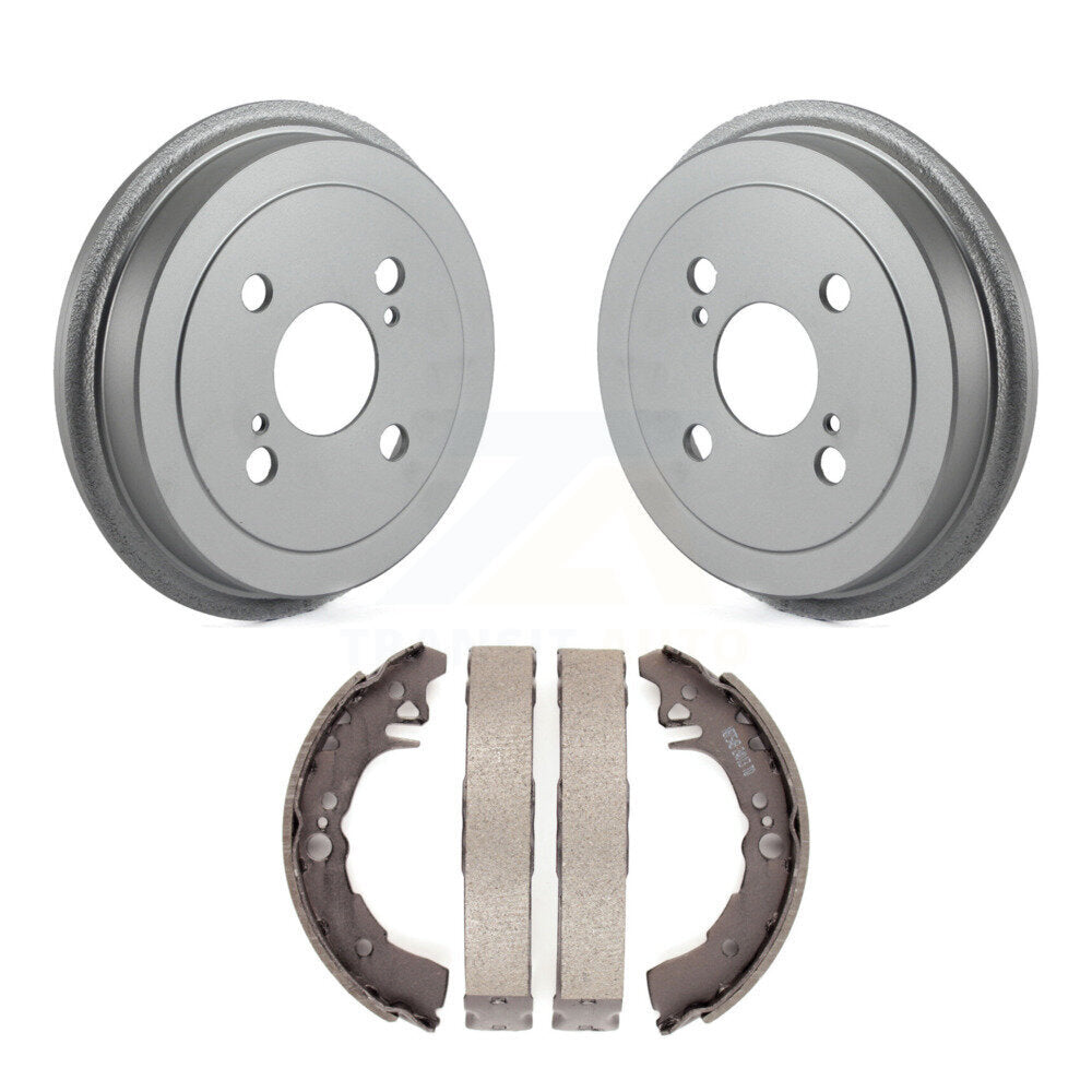 Coated Brake Drum Shoes Rear Kit For 2000-2005 Toyota Echo