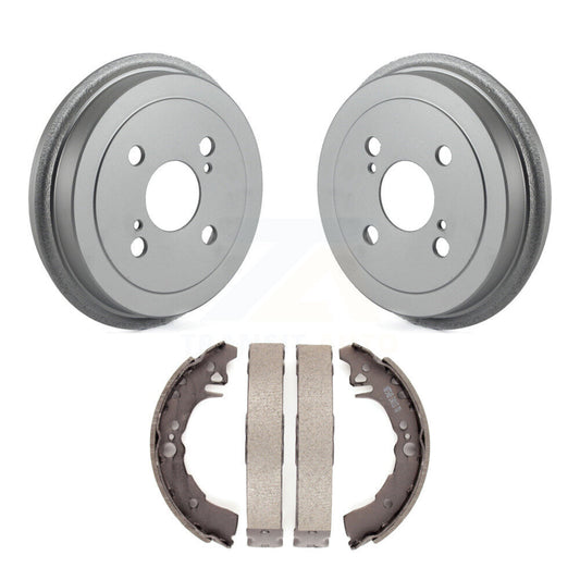Coated Brake Drum Shoes Rear Kit For 2000-2005 Toyota Echo