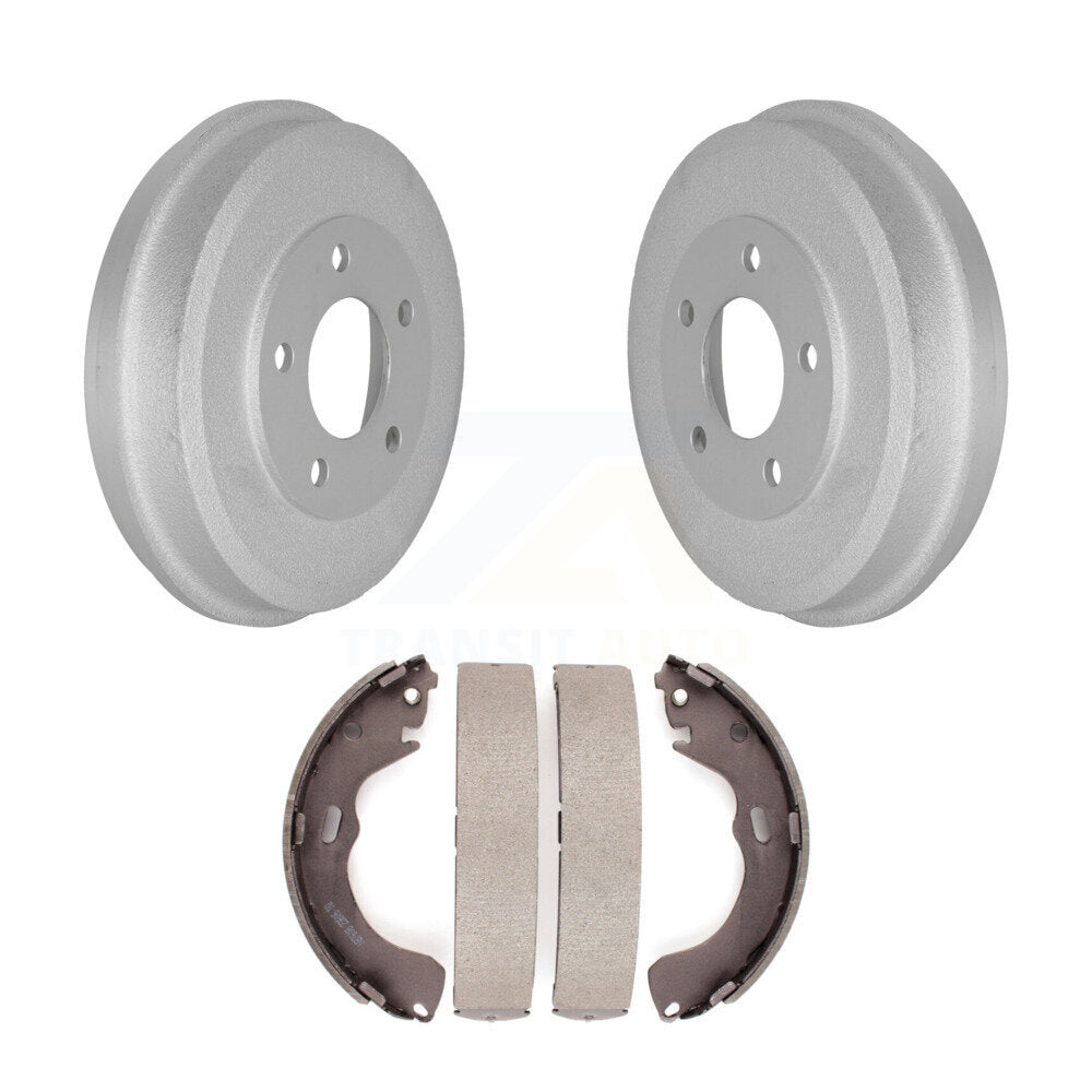 Coated Brake Drum Shoes Rear Kit For Ford Escape Mazda Tribute Mercury Mariner