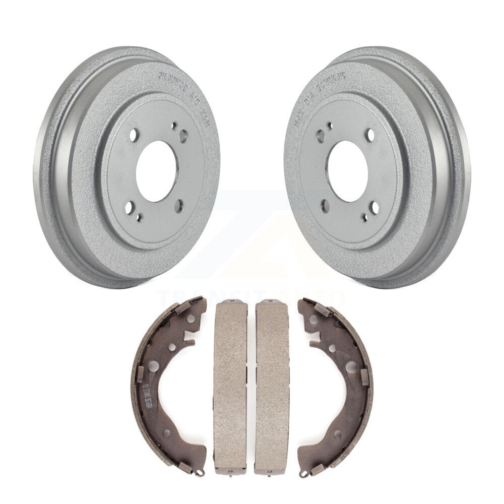 Coated Brake Drum Shoes Rear Kit For Honda Fit Insight