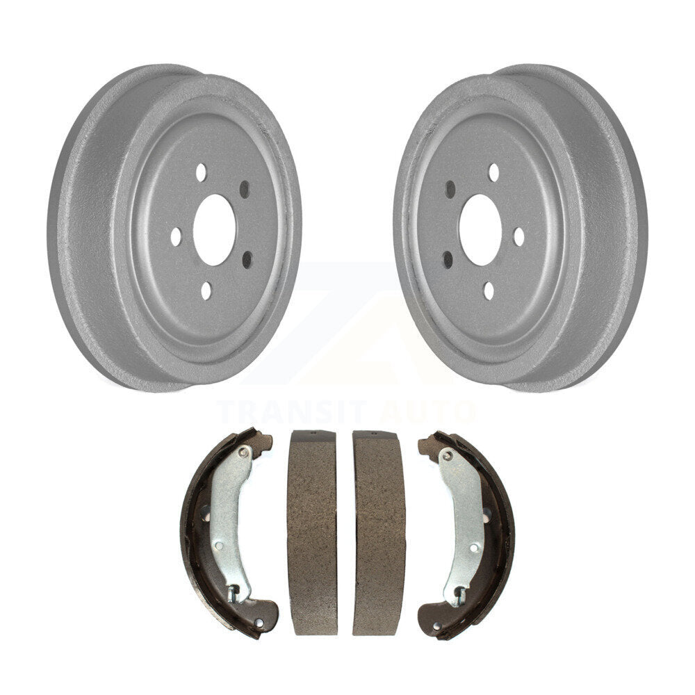 Coated Brake Drum Shoe Rear Kit For 2003-2005 Pontiac Sunfire Chevrolet Cavalier