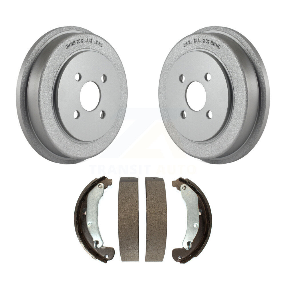 Coat Brake Drum Shoe Rear Kit For Chevrolet Cobalt Pontiac Saturn Ion G5 Pursuit