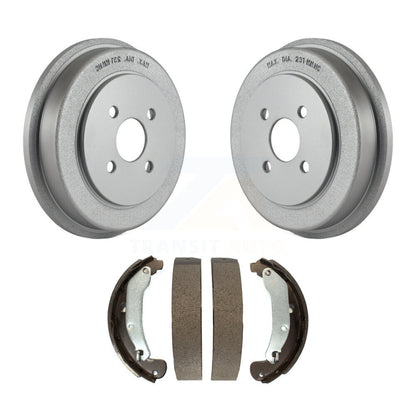 Coat Brake Drum Shoe Rear Kit For Chevrolet Cobalt Pontiac Saturn Ion G5 Pursuit