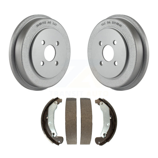 Coat Brake Drum Shoe Rear Kit For Chevrolet Cobalt Pontiac Saturn Ion G5 Pursuit