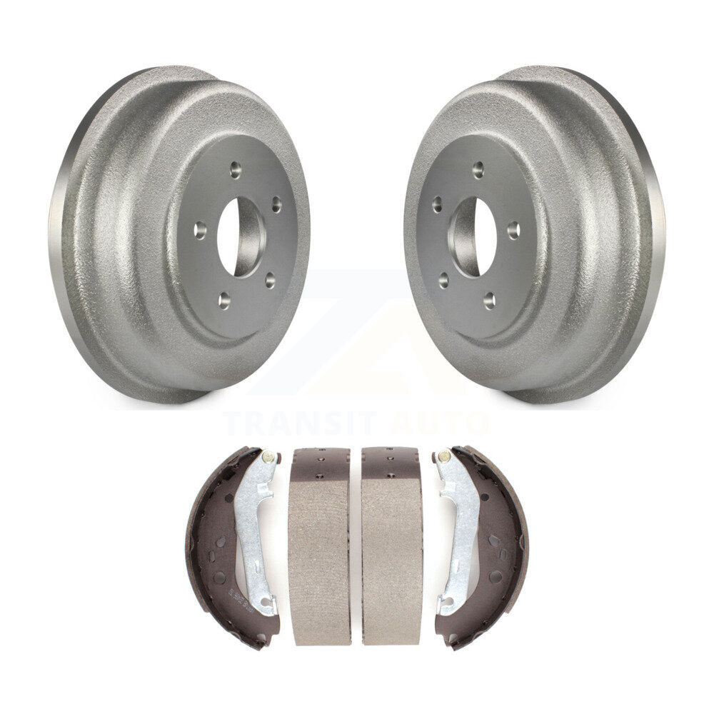 Coated Brake Drum Shoes Rear Kit For 2010-2013 Ford Transit Connect