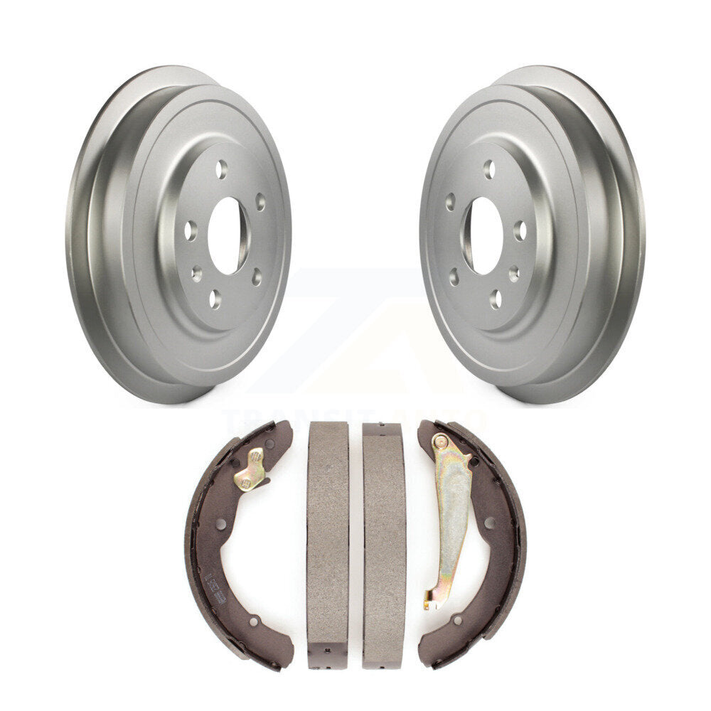Coated Brake Drum Shoes Rear Kit For Volkswagen Jetta Beetle