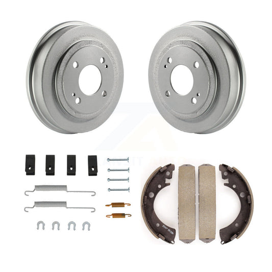 Coated Brake Drum Shoes Spring Rear Kit For Honda Civic Acura EL