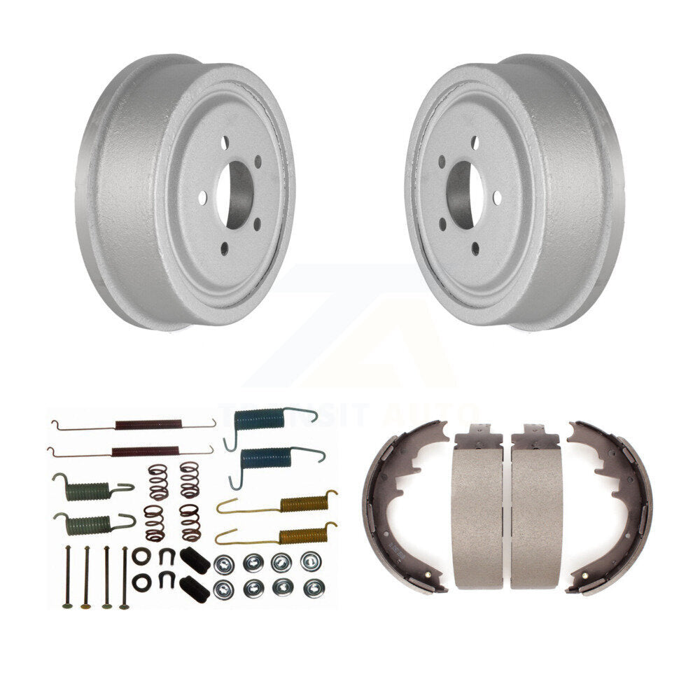 Coated Brake Drum Shoes Spring Rear Kit For Ford Ranger Mazda B4000 B3000 B2300