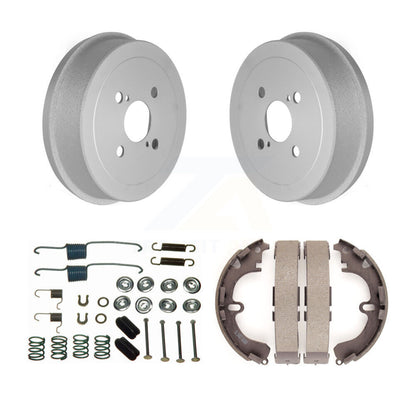 Coated Brake Drum Shoes Spring Rear Kit For Toyota Corolla Prizm Chevrolet Geo