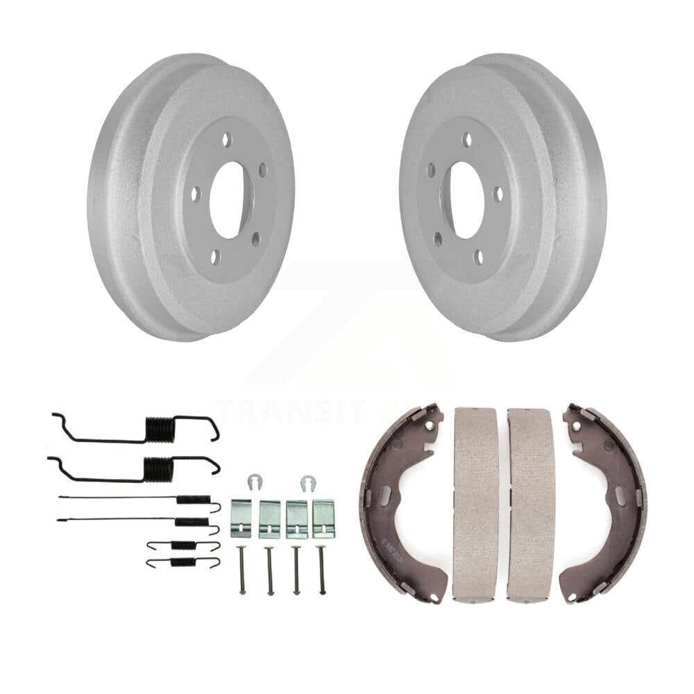 Coated Brake Drum Shoes Spring Rear Kit For Ford Escape Mazda Tribute Mercury