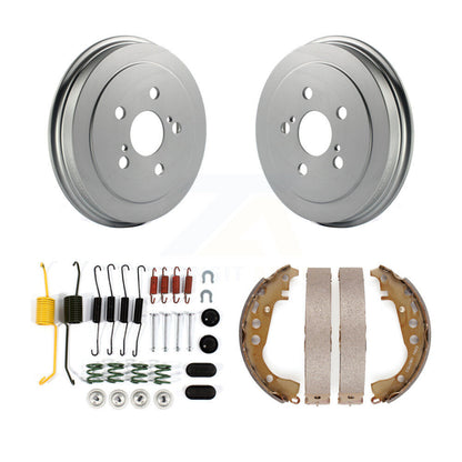 Coated Brake Drum Shoes Spring Rear Kit For 2004-2007 Toyota Prius