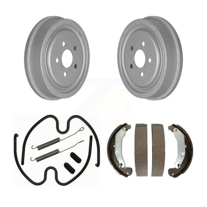 Coated Brake Drum Shoes Spring Rear Kit For Pontiac Sunfire Chevrolet Cavalier