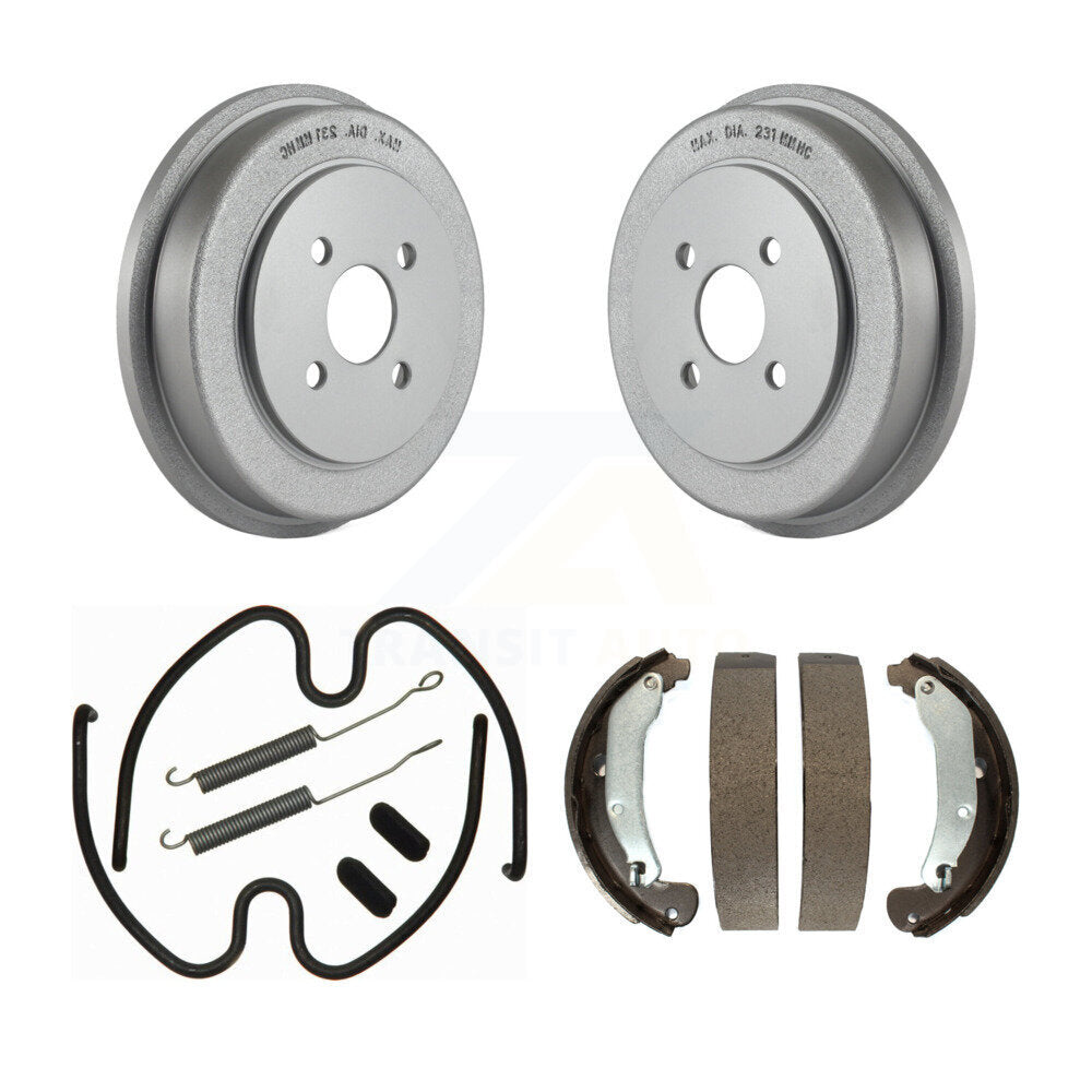 Coat Brake Drum Shoes Spring Rear Kit For Chevrolet Cobalt Pontiac Saturn Ion G5