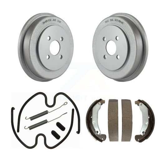 Coat Brake Drum Shoes Spring Rear Kit For Chevrolet Cobalt Pontiac Saturn Ion G5