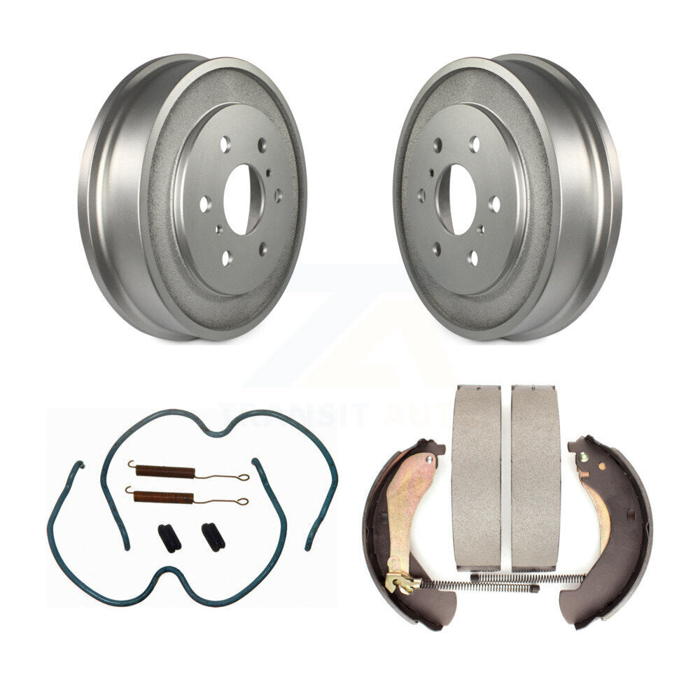 Coated Brake Drum Shoes Spring Rear Kit For Chevrolet GMC Silverado 1500 Sierra