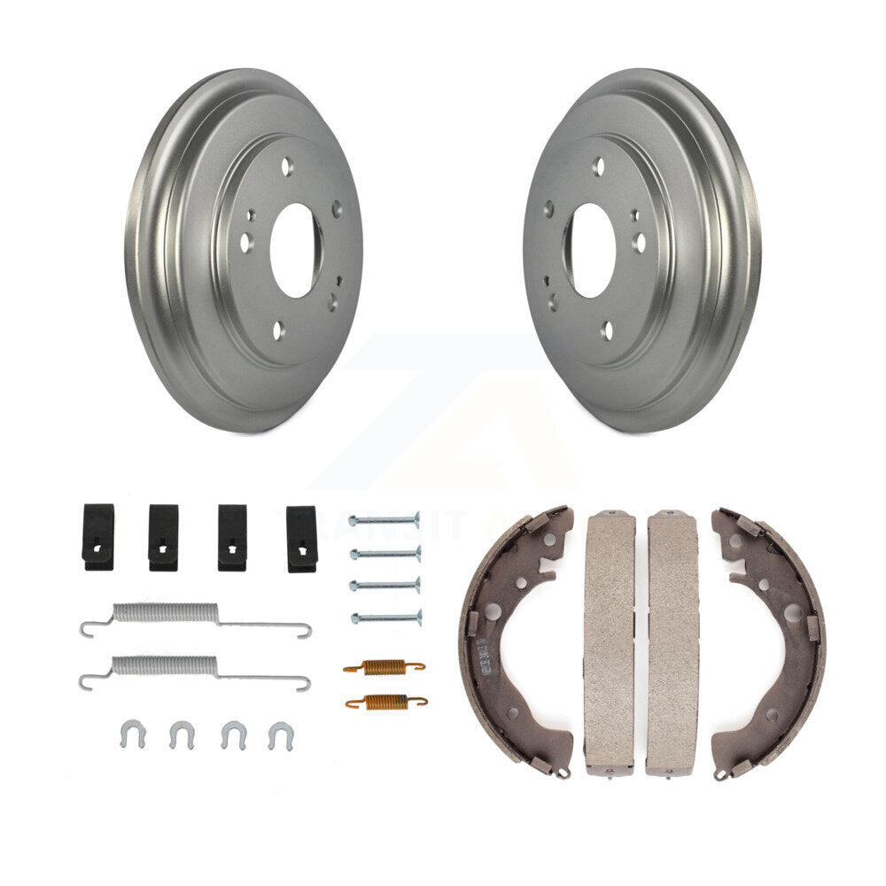 Coated Brake Drum Shoes Spring Rear Kit For Honda Civic