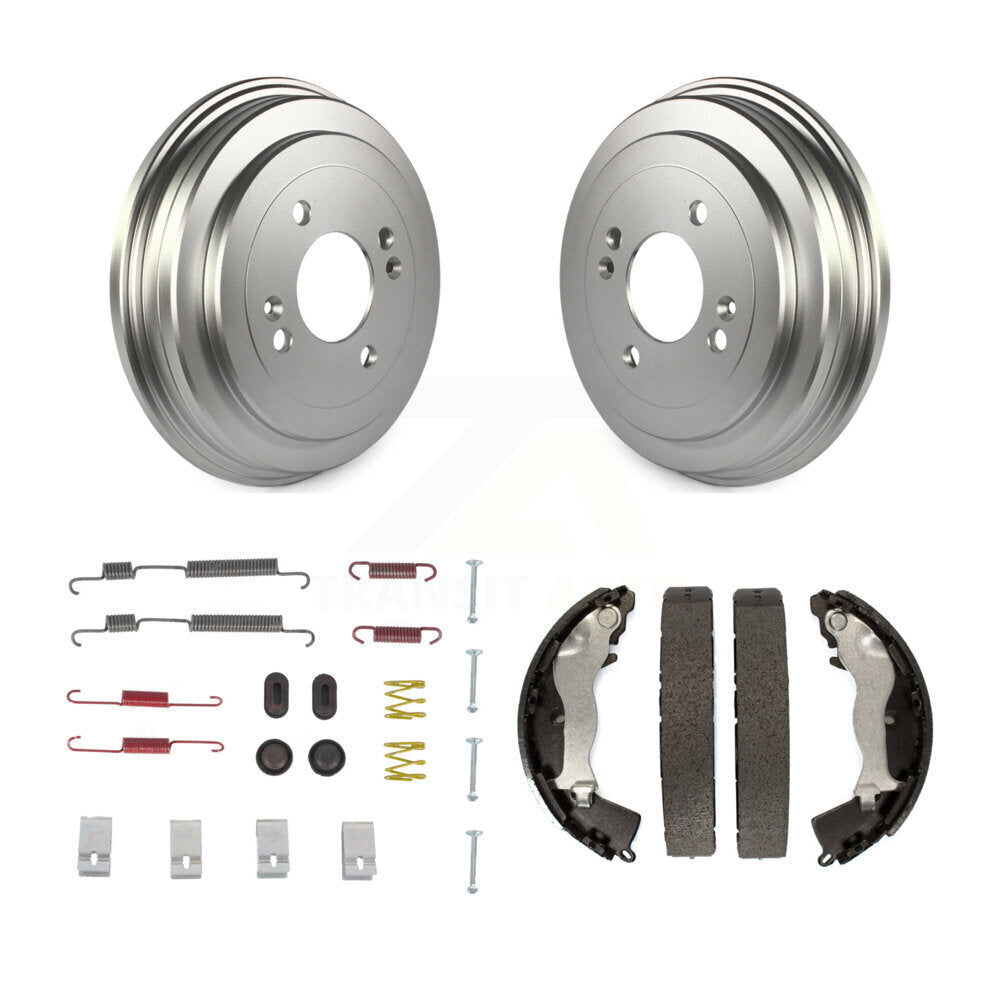 Coated Brake Drum Shoes Spring Rear Kit For Hyundai Accent Kia Rio Rio5